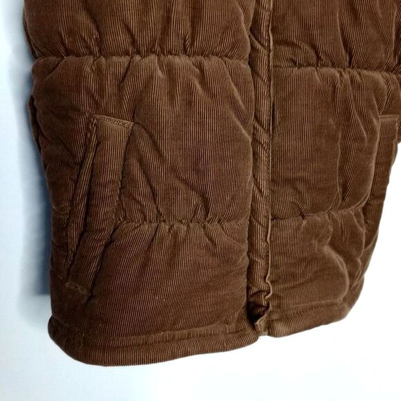 Carter's Puffer Vest Cotton Corduroy Fleece Lined Slvelss Coat Jacket Toddler 3T - Picture 4 of 5